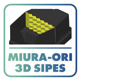 Technologie Beschreibung Miura Ori 3D-Sipes